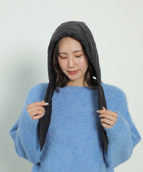 セール】ダウンフード マフラー（マフラー）｜emesuelee（エメスーリー