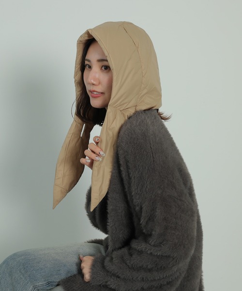 セール】ダウンフード マフラー（マフラー）｜emesuelee（エメスーリー