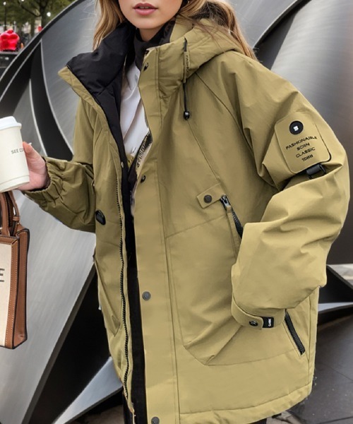 ジャケット・アウター '' キャラメルシャッド エコダウンジャケット（ダウンジャケット