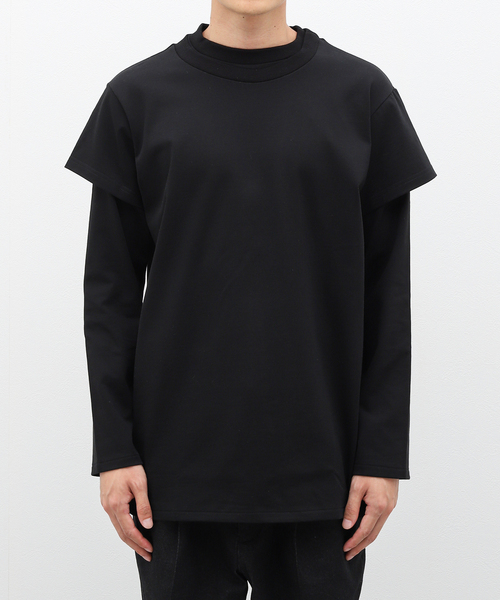 CLASS(クラス)の「CLASS / クラス CCEA18UNI レイヤーカットソー(Tシャツ/カットソー・メンズ・ホワイト/ブラック・2/3)」の1枚目の写真