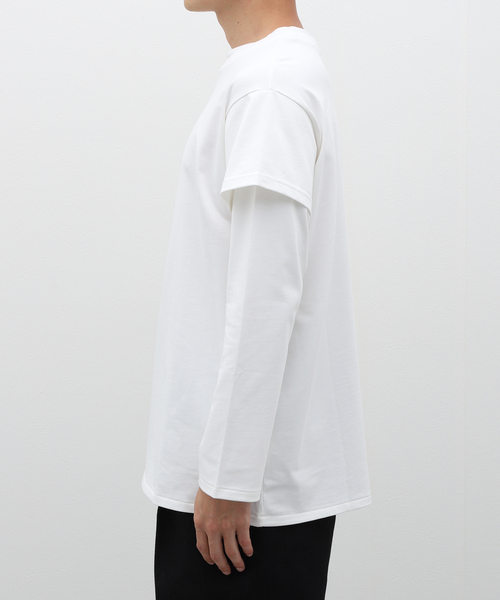 CLASS(クラス)の「CLASS / クラス CCEA18UNI レイヤーカットソー(Tシャツ/カットソー・メンズ・ホワイト/ブラック・2/3)」の5枚目の写真
