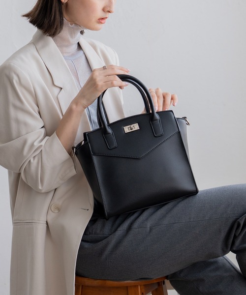 【セール】スクエア2wayハンドバッグ(ショルダーバッグ)|VitaFelice(ヴィータフェリーチェ)