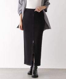 LEPSIM | 12ゲージフロントジップニットスカート　133260(スカート)