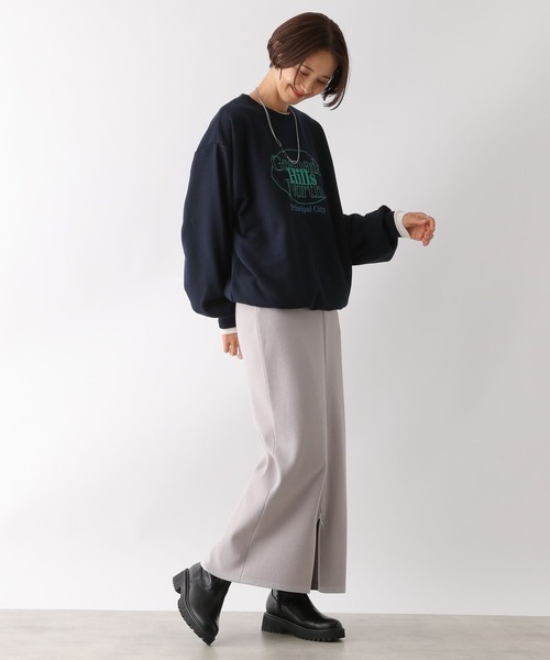 LEPSIM（レプシィム）の「12ゲージフロントジップニットスカート　133260（スカート・レディース・ブラック/グレー・FREE）」の12枚目の写真