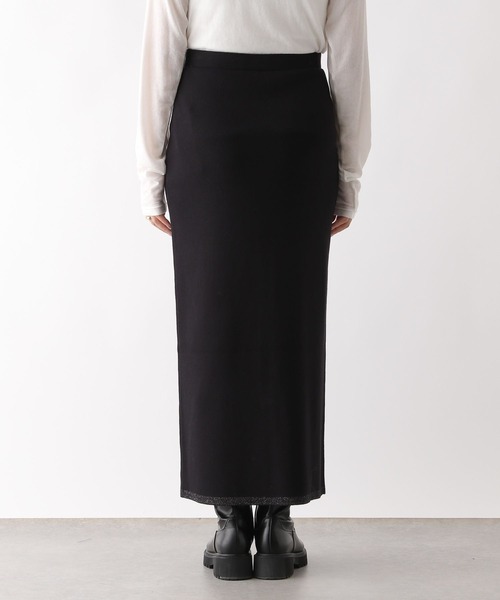 LEPSIM（レプシィム）の「12ゲージフロントジップニットスカート　133260（スカート・レディース・ブラック/グレー・FREE）」の21枚目の写真