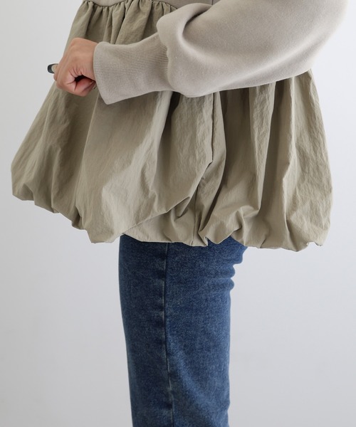 andme｜裏起毛 ペプラム スウェット トップス | Rakuten Fashion