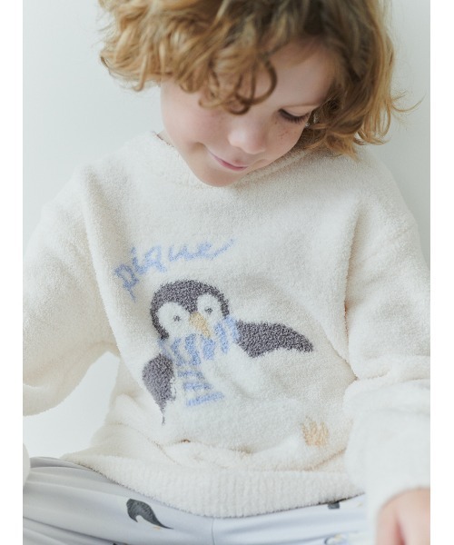 gelato pique（ジェラートピケ）の「【KIDS】ペンギンジャガードプル