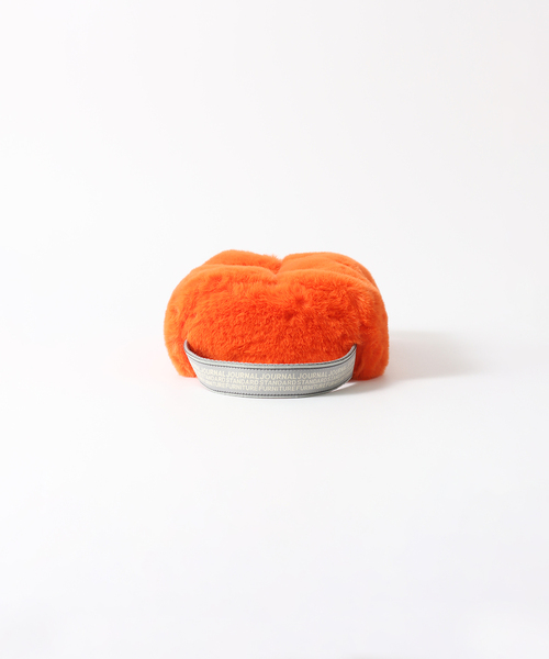 journal standard Furniture (ジャーナルスタンダードファニチャー)の「24F1 TISSUE BOX CASE FUR フェイクファー ティッシュボックス(ダストボックス・レディース・ベージュ/チャコールグレー/オレンジ・FREE)」の9枚目の写真