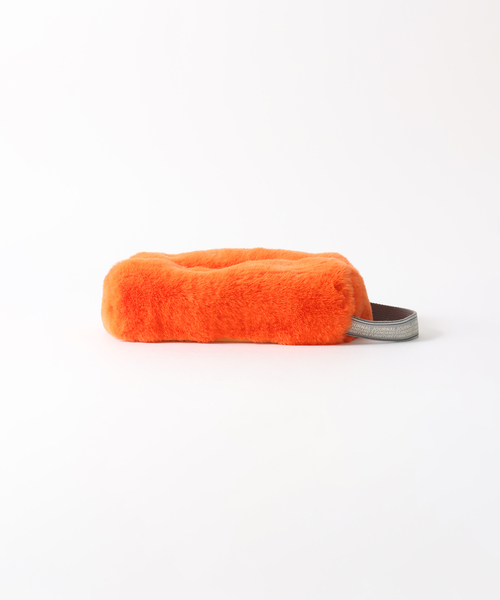journal standard Furniture (ジャーナルスタンダードファニチャー)の「24F1 TISSUE BOX CASE FUR フェイクファー ティッシュボックス(ダストボックス・レディース・ベージュ/チャコールグレー/オレンジ・FREE)」の10枚目の写真