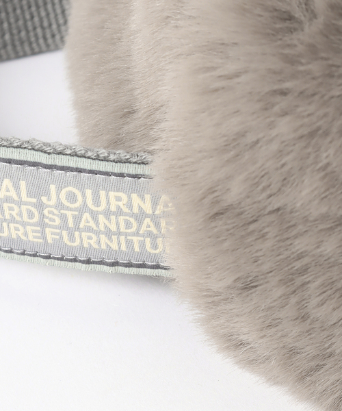 journal standard Furniture (ジャーナルスタンダードファニチャー)の「24F1 TISSUE BOX CASE FUR フェイクファー ティッシュボックス(ダストボックス・レディース・ベージュ/チャコールグレー/オレンジ・FREE)」の14枚目の写真