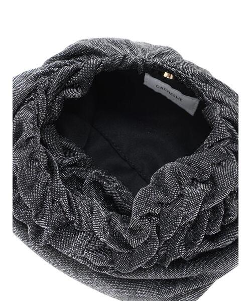 Te chichi（テチチ）の「【WEB限定】ギャザーシャイニートートバッグ（ハンドバッグ・レディース・ブラック/シルバー・F）」の10枚目の写真
