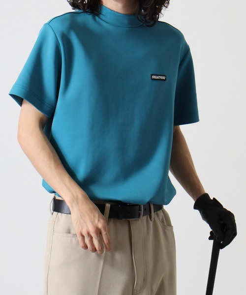 stella77golf(ステラセブンティーンセブンゴルフ)の「蛍光カラーゴルフモックネック半袖T(Tシャツ/カットソー・メンズ・ブラック/ホワイト/グリーン系/イエロー系・M/L/XL/XXL)」の15枚目の写真