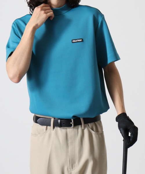 stella77golf(ステラセブンティーンセブンゴルフ)の「蛍光カラーゴルフモックネック半袖T(Tシャツ/カットソー・メンズ・ブラック/ホワイト/グリーン系/イエロー系・M/L/XL/XXL)」の16枚目の写真