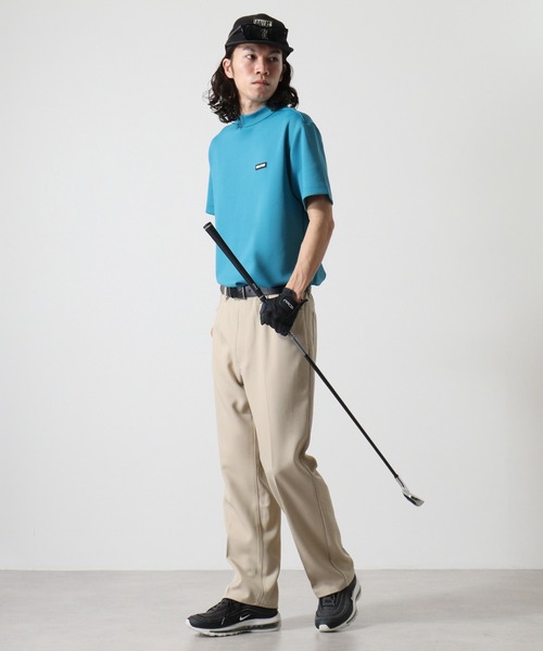 stella77golf(ステラセブンティーンセブンゴルフ)の「蛍光カラーゴルフモックネック半袖T(Tシャツ/カットソー・メンズ・ブラック/ホワイト/グリーン系/イエロー系・M/L/XL/XXL)」の18枚目の写真