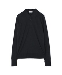 JOHN SMEDLEY | JOHN SMEDLEY 30G EASY FIT ウール ニットポロシャツ DORSET(ニット/セーター)
