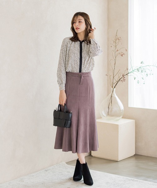 ketty（ケティ）の「レオパードプリントノーカラーブラウス≪手洗い可能≫（シャツ/ブラウス・レディース・アイボリー/ブラック系その他/ブラウン系その他・M）」の11枚目の写真