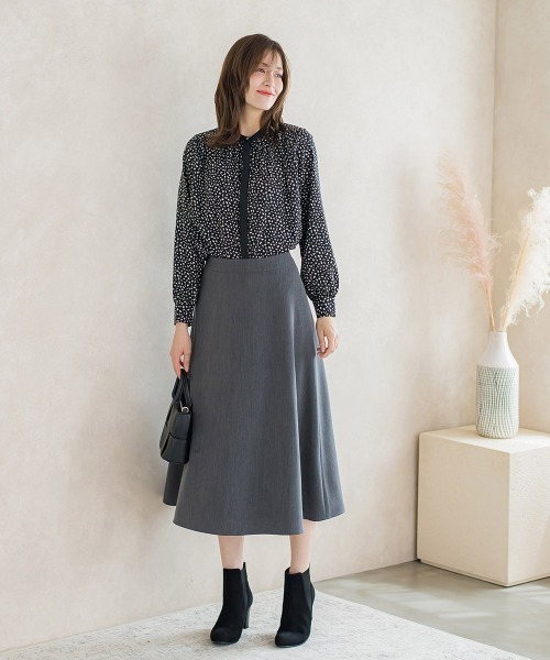 ketty（ケティ）の「レオパードプリントノーカラーブラウス≪手洗い可能≫（シャツ/ブラウス・レディース・アイボリー/ブラック系その他/ブラウン系その他・M）」の19枚目の写真