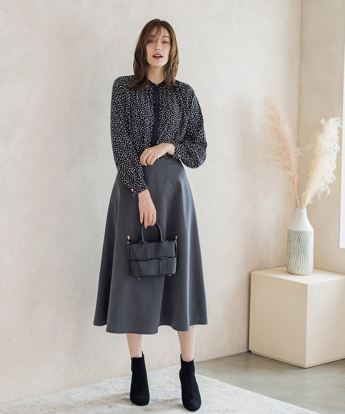 ketty（ケティ）の「レオパードプリントノーカラーブラウス≪手洗い可能≫（シャツ/ブラウス・レディース・アイボリー/ブラック系その他/ブラウン系その他・M）」の21枚目の写真