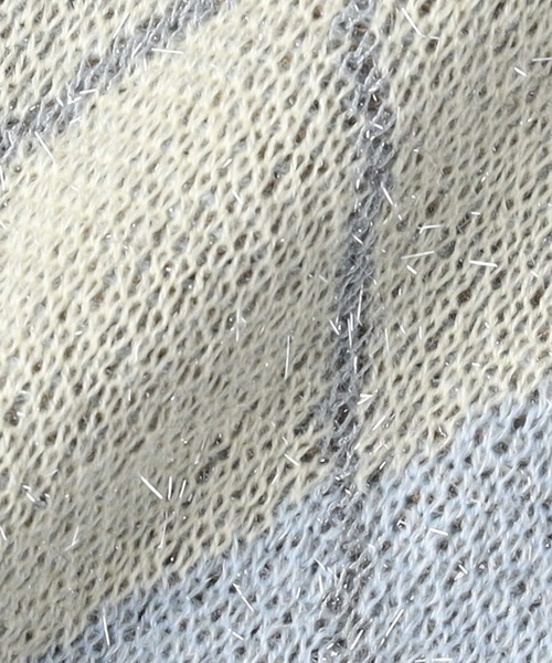 Right-on（ライトオン）の「ラメアーガイルカーディガン（カーディガン/ボレロ・レディース・ブルー/グリーン・XL/M/L）」の17枚目の写真