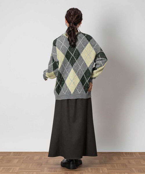 LA POMME petit（ラポミ・プチ）の「Lace Collar Argyle
