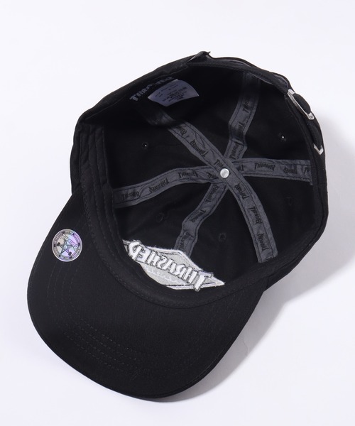 THRASHER（スラッシャー）の「【THRASHER/スラッシャー】ダイヤロゴ コットンツイルキャップ（キャップ・メンズ・ブラック・FREE）」の4枚目の写真