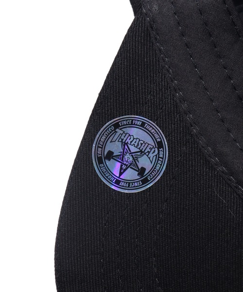 THRASHER（スラッシャー）の「【THRASHER/スラッシャー】ダイヤロゴ コットンツイルキャップ（キャップ・メンズ・ブラック・FREE）」の7枚目の写真