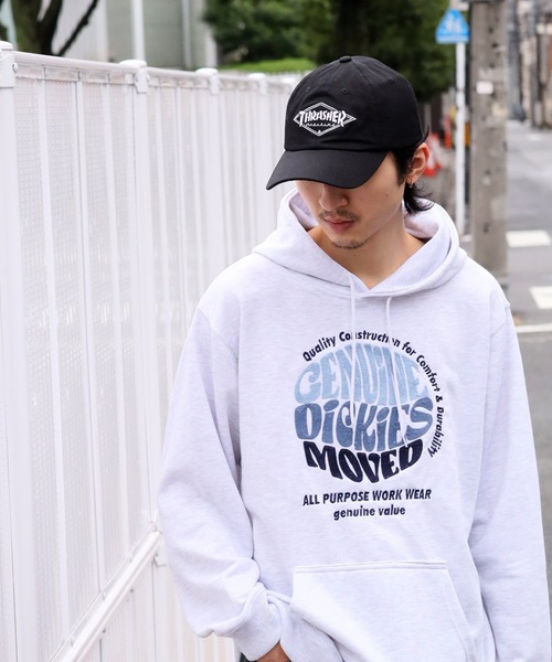 THRASHER（スラッシャー）の「【THRASHER/スラッシャー】ダイヤロゴ コットンツイルキャップ（キャップ・メンズ・ブラック・FREE）」の13枚目の写真