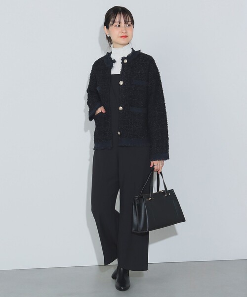 BEAMS HEART（ビームスハート）の「ツイード ニット ジャケット（ノー