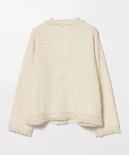 BEAMS HEART ニットツイードジャケット BEAMS HEART（ビームスハート）の「ツイード ニット ジャケット（ノー
