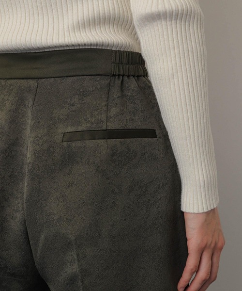SENSE OF PLACE by URBAN RESEARCH（センスオブプレイスバイアーバンリサーチ）の「サテンパイピングジャガードパンツ（その他パンツ・レディース・ブラウン/アイボリー/カーキ・MEDIUM/SMALL）」の21枚目の写真