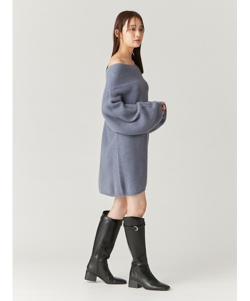 FRAY I.D(フレイアイディー)の「オフショルニットミニワンピース(ワンピース・レディース・ベージュ/ピンク/ブルー・FREE)」の18枚目の写真