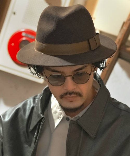 improves（インプローブス）の「無地 ウール 中折ハット（ハット・メンズ・ベージュ/チャコール/グレー/ブラック/ブラウン・FREE）」の4枚目の写真