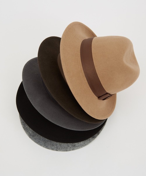improves（インプローブス）の「無地 ウール 中折ハット（ハット・メンズ・ベージュ/チャコール/グレー/ブラック/ブラウン・FREE）」の15枚目の写真