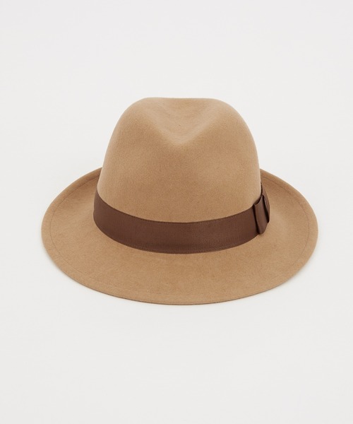 improves（インプローブス）の「無地 ウール 中折ハット（ハット・メンズ・ベージュ/チャコール/グレー/ブラック/ブラウン・FREE）」の9枚目の写真