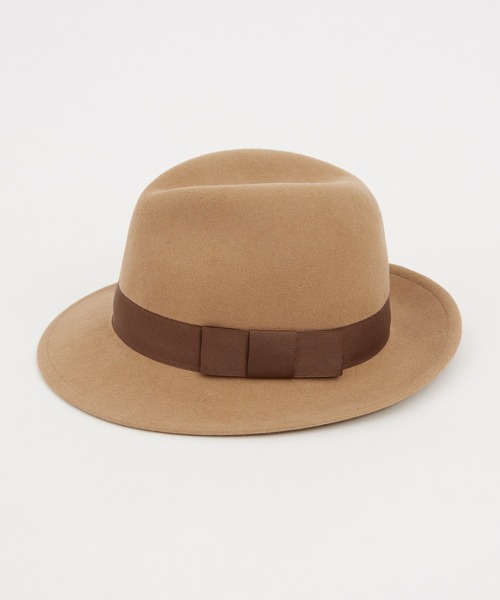 improves（インプローブス）の「無地 ウール 中折ハット（ハット・メンズ・ベージュ/チャコール/グレー/ブラック/ブラウン・FREE）」の10枚目の写真