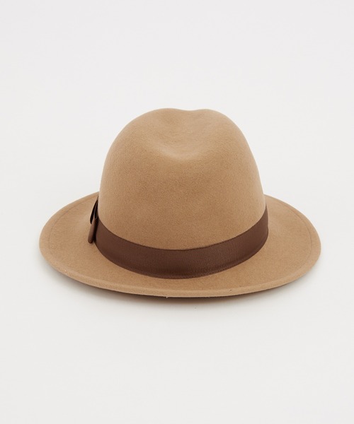 improves（インプローブス）の「無地 ウール 中折ハット（ハット・メンズ・ベージュ/チャコール/グレー/ブラック/ブラウン・FREE）」の11枚目の写真