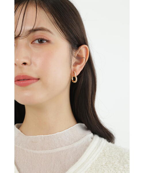 JILL STUART(ジルスチュアート)の「◆<LUV AJ>ハートビジューフープピアス(ネックレス・レディース・ゴールド/シルバー・フリ-)」の7枚目の写真