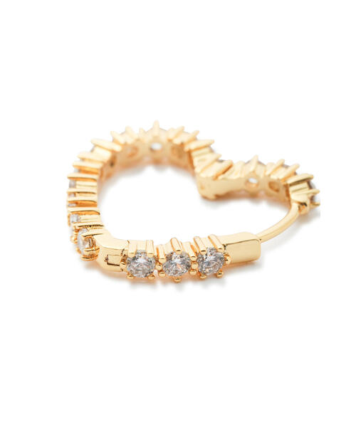 JILL STUART(ジルスチュアート)の「◆<LUV AJ>ハートビジューフープピアス(ネックレス・レディース・ゴールド/シルバー・フリ-)」の8枚目の写真