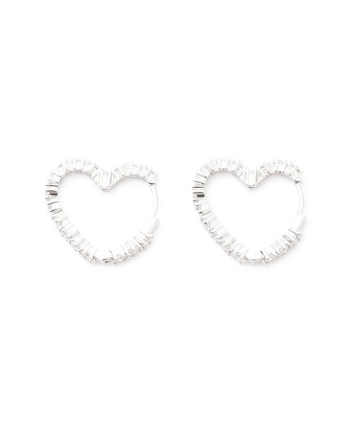 JILL STUART(ジルスチュアート)の「◆<LUV AJ>ハートビジューフープピアス(ネックレス・レディース・ゴールド/シルバー・フリ-)」の10枚目の写真