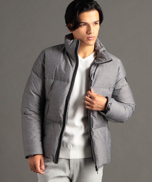 MONSIEUR NICOLE（ムッシュニコル）の「LUMILET ウール混タフタ ダウンブルゾン（ダウンジャケット/コート・メンズ・ブラック/ネイビー/グレー・MEDIUM/LARGE/X-LARGE）」の2枚目の写真