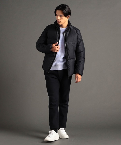 MONSIEUR NICOLE（ムッシュニコル）の「LUMILET ウール混タフタ ダウンブルゾン（ダウンジャケット/コート・メンズ・ブラック/ネイビー/グレー・MEDIUM/LARGE/X-LARGE）」の7枚目の写真