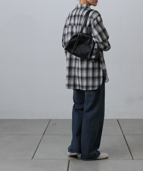 COLONY 2139（コロニートゥーワンスリーナイン）の「チェックオーバーシャツ（シャツ/ブラウス・レディース・チャコールグレー/ブラック/ブラウン/ネイビー・FREE）」の18枚目の写真