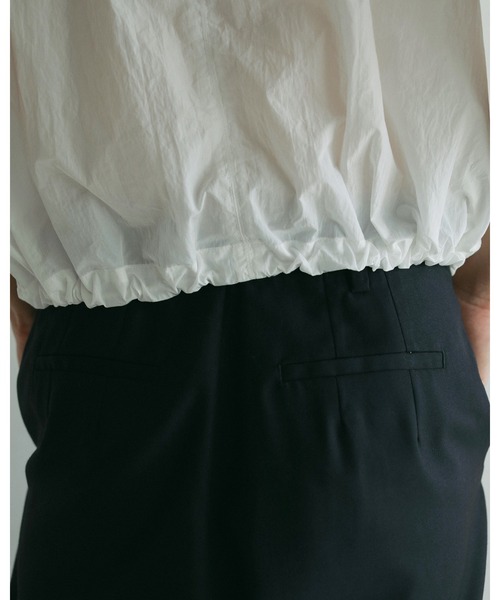 anuke(アンヌーク)の「Nylon Sleeveless Blouson(Tシャツ/カットソー・レディース・ブルー系その他/ホワイト/チャコールグレー・FREE)」の15枚目の写真