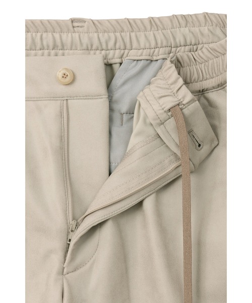 HIGH STREET(ハイストリート)の「HIGH STREET∴ストレッチレザー調プリントイージーパンツ(スラックス・メンズ・ブラック/ベージュ・M/L/LL)」の8枚目の写真