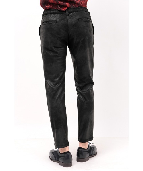 HIGH STREET(ハイストリート)の「HIGH STREET∴ストレッチレザー調プリントイージーパンツ(スラックス・メンズ・ブラック/ベージュ・M/L/LL)」の17枚目の写真