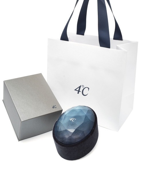 4℃（ヨンドシー）の「【数量限定】K10ピンクゴールド 一粒 ネックレス