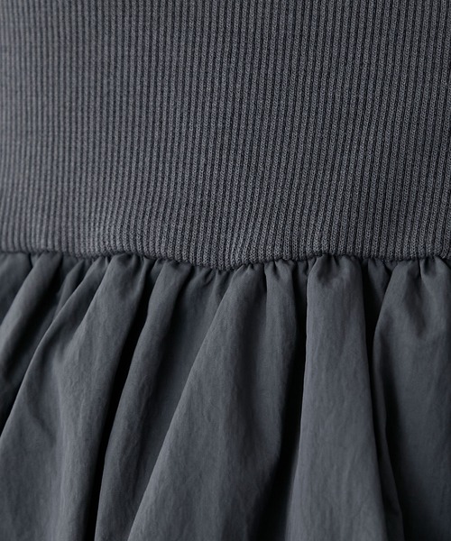 BONLECILL（ボンルシール）の「カップ付バルーンヘムタンクトップ（タンクトップ・レディース・チャコールグレー/オフホワイト/ブラック・FREE）」の14枚目の写真