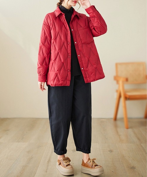 BLANC FICELLE（ブランフィセル）の「薄手 キルティング ブルゾン