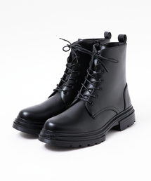 ABAHOUSE | Black編み上げチャンキーブーツ(ブーツ)