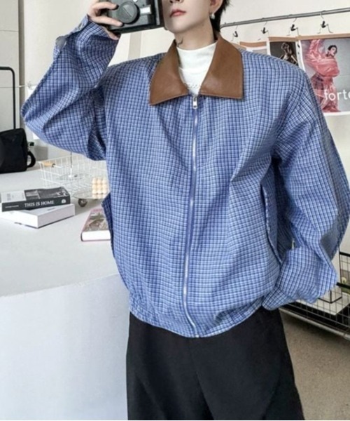 フォルテフォルテ】有村架純さん着用デザイン＊チェック柄 ブルゾン